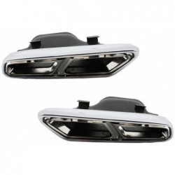 Išmetimo duslintuvo antgaliai tinka Mercedes S-Class W222 E-Class W212 S212 Facelift CLS W218 SL-Class R231 E65 S65 SL65 Design