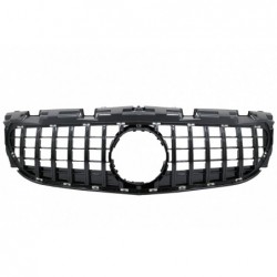 Front Grille suitable for Mercedes SLC-Class R172 Facelift (2016-2019) GT-R Panamericana Design Piano Black