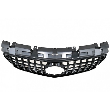 Front Grille suitable for Mercedes SLC-Class R172 Facelift (2016-2019) GT-R Panamericana Design Piano Black