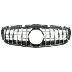 Front Grille suitable for Mercedes SLC-Class R172 Facelift (2016-2019) GT-R Panamericana Design Black/Chrome