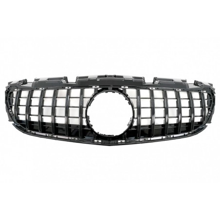Front Grille suitable for Mercedes SLC-Class R172 Facelift (2016-2019) GT-R Panamericana Design Piano Black