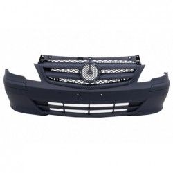 Priekinis bamperis su grotelėmis tinka Mercedes V-Class Vito Viano W639 Facelift (2010-2014)