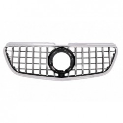 Central Grille suitable for Mercedes Vito (W447) (2020-up) GTR Panamericana Design Black Chrome