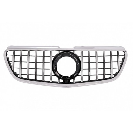 Central Grille suitable for Mercedes Vito (W447) (2020-up) GTR Panamericana Design Black Chrome