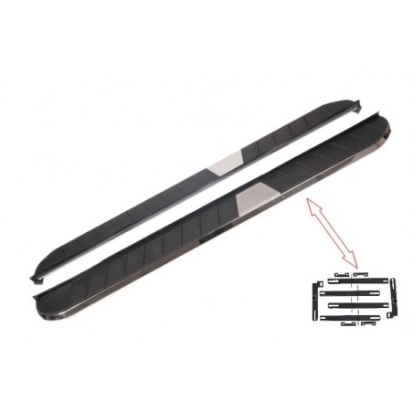 Brackets Running Boards Side Steps suitable for MITSUBISHI Outlander III (2012-up) & MITSUBISHI ASX (2010-up)
