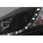 LED DRL Headlights suitable for Opel Astra G (09.1997-02.2004) Black
