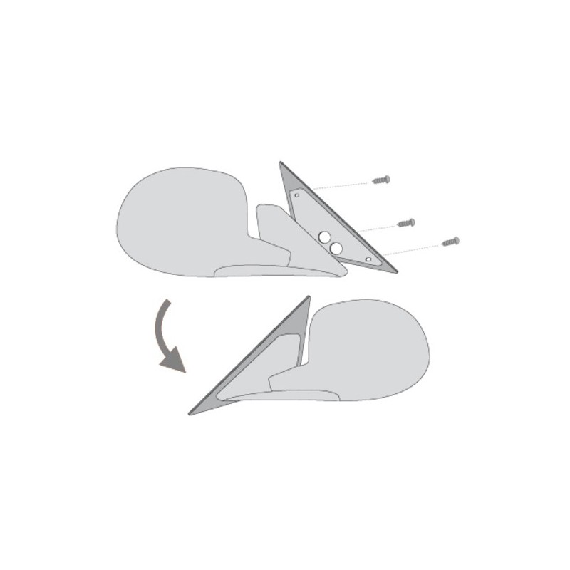 Mirror Adapter Plates suitable for OPEL VECTRA B