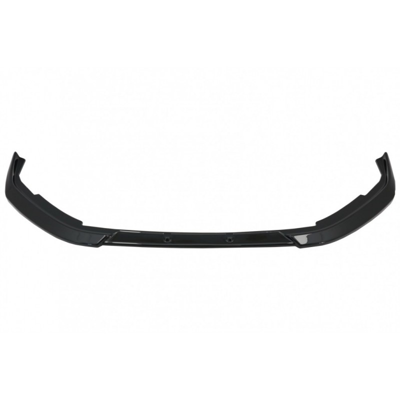 Front Bumper Lip Extension Spoiler suitable for Peugeot 208 Mk2 (2020-Up) Piano Black