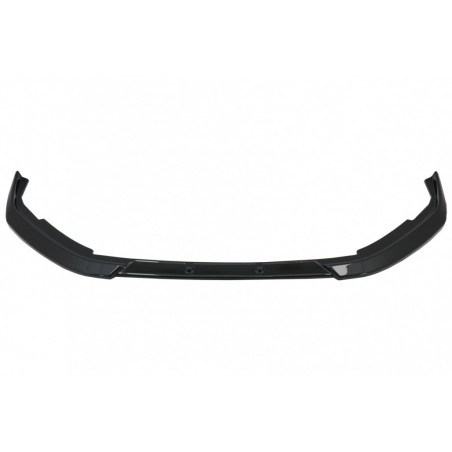 Front Bumper Lip Extension Spoiler suitable for Peugeot 208 Mk2 (2020-Up) Piano Black