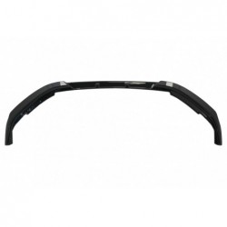 Front Bumper Lip Extension Spoiler suitable for Peugeot 208 Mk2 (2020-Up) Piano Black