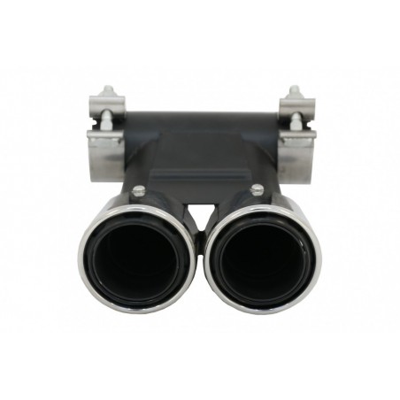 Exhaust Muffler Tips suitable for Porsche 718 Cayman Boxster 982 (2016-Up) Chrome