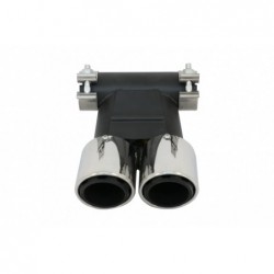 Exhaust Muffler Tips suitable for Porsche 718 Cayman Boxster 982 (2016-Up) Chrome