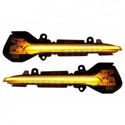 Osram Dynamic Full LED Mirror Indicators LEDriving DMI suitable for Seat Leon 5F (2012-) Ibiza KJ (2018-) Arona KJ (2018-) Black