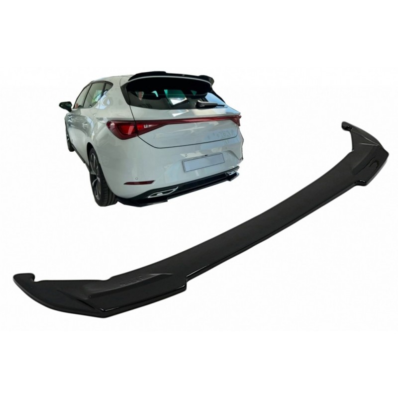 Galinio buferio spoilerio skirstytuvas tinka Seat Leon Mk4 FR (2020-up) Piano Black