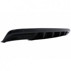 Rear Bumper Valance Air Diffuser suitable for Skoda Octavia III 5E Sedan Wagon (2013-2019) Piano Black