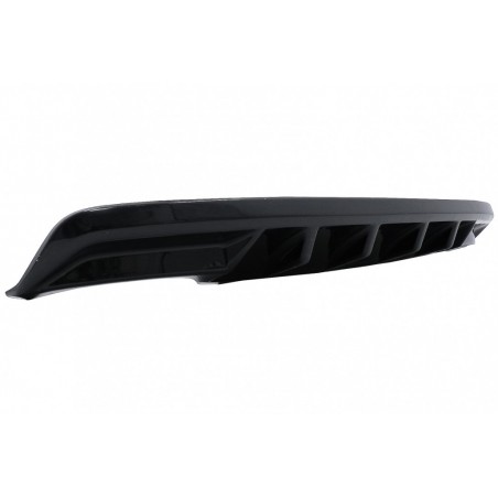 Galinio buferio sklendės oro difuzorius tinka Skoda Octavia III 5E Sedan Wagon (2013-2019) Piano Black