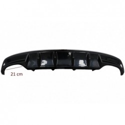 Galinio buferio sklendės oro difuzorius tinka Skoda Octavia III 5E Sedan Wagon (2013-2019) Piano Black