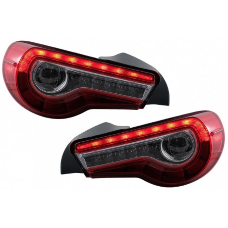 Full LED Taillights suitable for Toyota 86 (2012-2019) Subaru BRZ (2012-2018) Scion FR-S (2013-2016) with Sequential Dynamic Tur