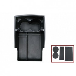 Central Console Storage Box suitable for Tesla Model S (2012-up) Model X (2015-up) Black