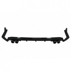 Rear Bumper Diffuser with Rear Bumper Side Flaps suitable for Toyota Corolla XII Sedan (2019-Up)