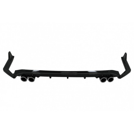 Rear Bumper Diffuser with Rear Bumper Side Flaps suitable for Toyota Corolla XII Sedan (2019-Up)
