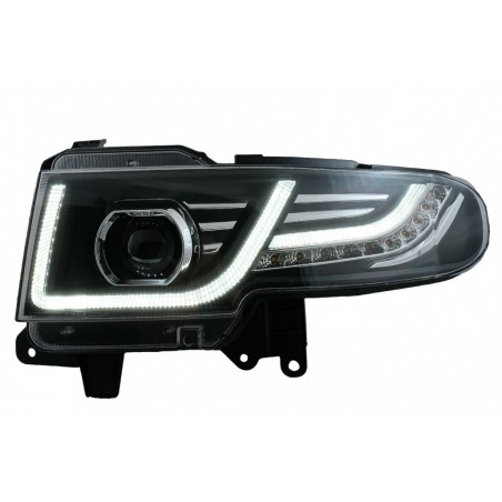 Priekinės grotelės su LED priekiniais žibintais Bi-Xenon Išvaizda tinka Toyota FJ Cruiser XJ10 (2007-2015) su dinaminiu posūkio 