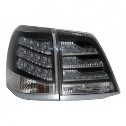 Taillights LED suitable for Toyota Land Cruiser FJ200 J200 (2008-2011) Black and White
