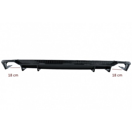 Rear Bumper Valance Air Diffuser suitable for Audi A5 F5 S-Line (2017-2019) RS5 Design