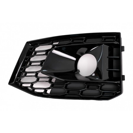Front Bumper Lower Side Grille LEFT Side suitable for Audi A5 F5 (2017-2019) Racing Look