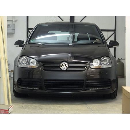 Priekinis buferis tinka VW Golf V 5 (2003-2007) Jetta (2005-2010) R32 Piano Glossy Black Grill