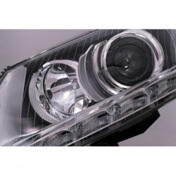 LED priekiniai žibintai tinka Audi A6 4F C6 (2008-2011) Facelift Design