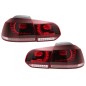 Taillights Full LED suitable for VW Golf 6 VI (2008-2013) Cherry Red R20 GTI Design (LHD and RHD)