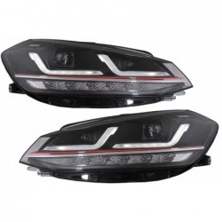 Osram Full LED Headlights LEDriving suitable for VW Golf 7.5 Facelift (2017-2020) GTI Look upgrade for Halogen with Dynamic Sequ