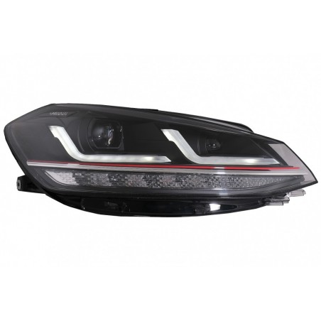 Osram Full LED Headlights LEDriving suitable for VW Golf 7.5 Facelift (2017-2020) GTI Look upgrade for Halogen with Dynamic Sequ