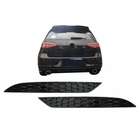 Honeycomb Rear Bumper Reflector Cover suitable for VW Golf 7.5 (2017-2019)