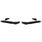 Front Bumper Side Fins Flaps suitable for VW Golf 7.5 5G R Hatchback (2017-2020) Piano Black
