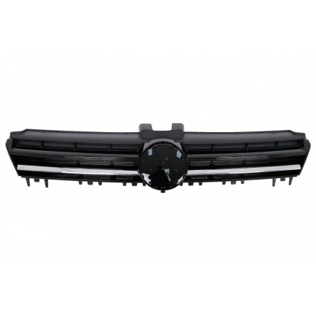 Central Grille suitable for VW Golf 7 VII (2012-2017) R-Line Design Chrome Insertions