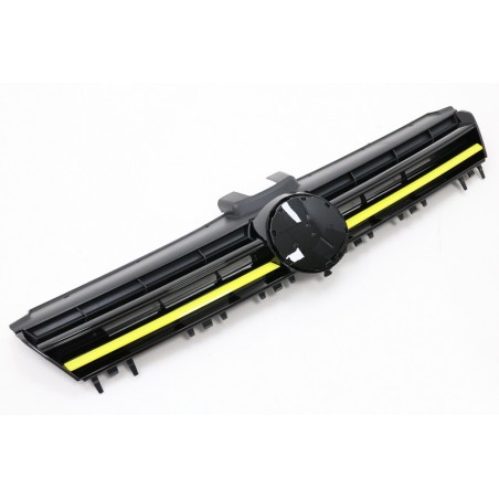 Central Grille suitable for VW Golf 7 VII (2012-2017) R400 Design Yellow Insertions