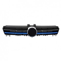Central Grille suitable for VW Golf 7 VII (2012-2017) R-Line GTE Design Blue Insertions