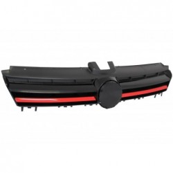 Central Grille suitable for VW Golf VII 7 5G (2013-2017) GTI R-Line Design Red Insertions