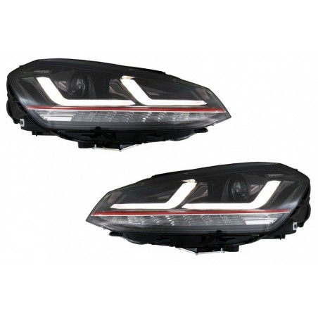 Osram Full LED Headlights LEDriving suitable for VW Golf 7 VII (2012-2017) Red GTI Upgrade for Halogen