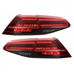 Visiškai LED galiniai žibintai, tinkami VW Golf 7 ir 7.5 VII (2012–2019 m.) Facelift Retrofit G7.5 Look Dynamic Sequential posūk