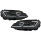 LED Headlights Bi-Xenon Look suitable for VW Golf 7 VII (2012-2017) Facelift G7.5 R Line Design with Sequential Dynamic Turning 