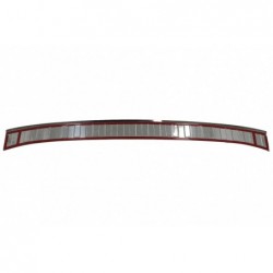Rear Bumper Protector Sill Plate Foot Plate Aluminum Cover suitable for VW Golf 8 Hatchback (2020-Up)