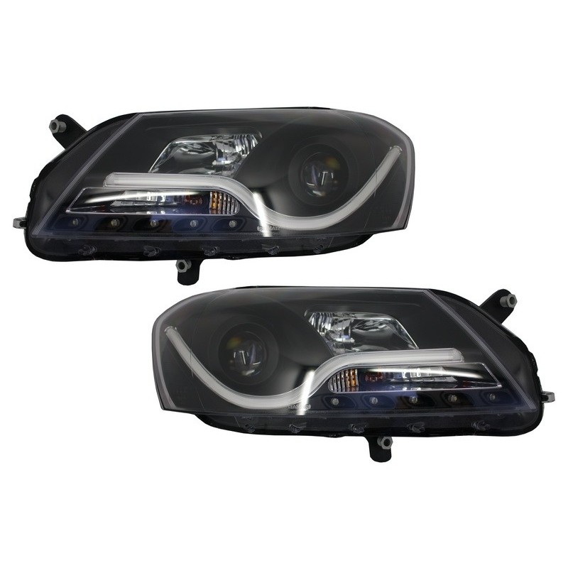 Light Bar LED DRL Headlights suitable for VW  Passat B7 (10.2010-10.2014) Black