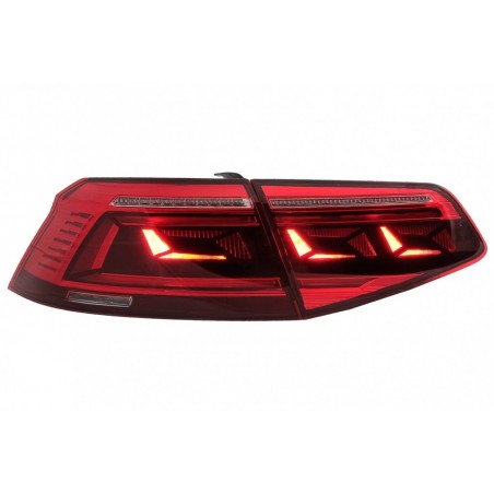 LED Taillights suitable for VW Passat B8 3G (2015-2019) Limousine Sequential Dynamic Turning Lights B8.5 Design