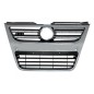 Priekinės grotelės tinka VW Passat 3C (2007-2010) Pilnas chromas tik R36 OEM buferiui su PDC
