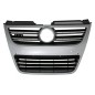 Front Grille suitable for VW Passat 3C (2007-2010) Silver Aluminium Look
