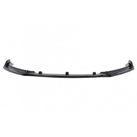Priekinio buferio lūpų prailginimo spoileris tinka VW Polo 6R 6C Facelift (2009-2017) Piano Black