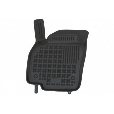 Floor mat Rubber Black suitable for VW Polo VI 2017+